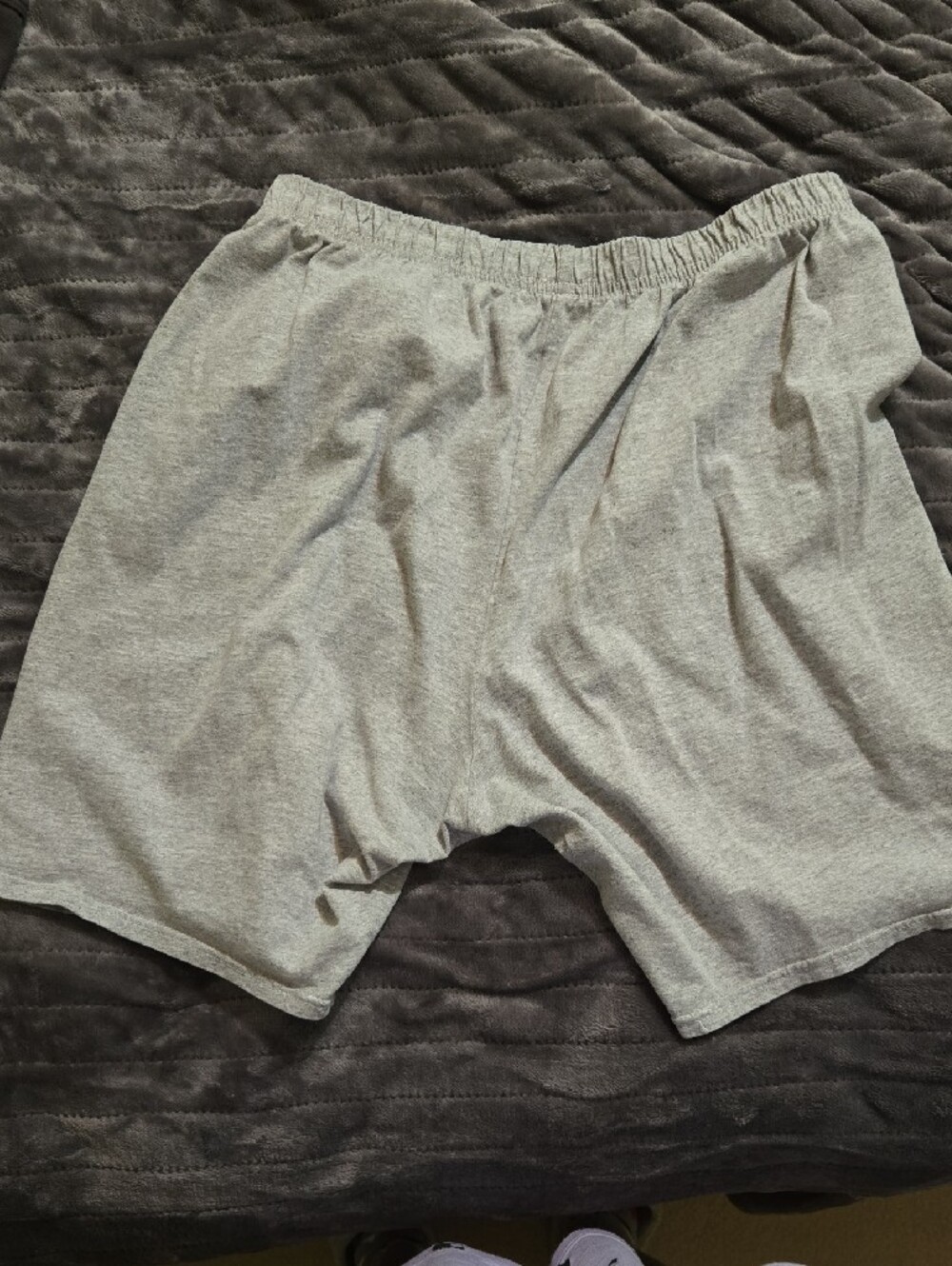 Hanes Bundle Of 2 Women's Athletic Shorts - 1 Teal and 1 Light Gray - Picture 5 of 6